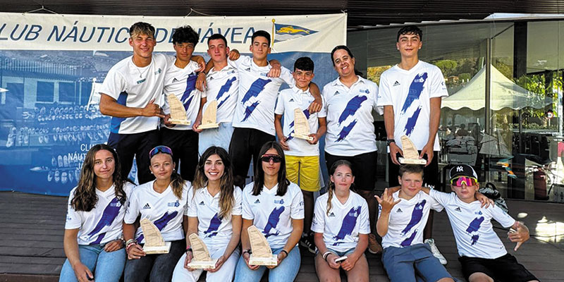 5 oros, 5 platas y 1 bronce en la segunda prueba autonómica de windsurf BIC-Techno 293