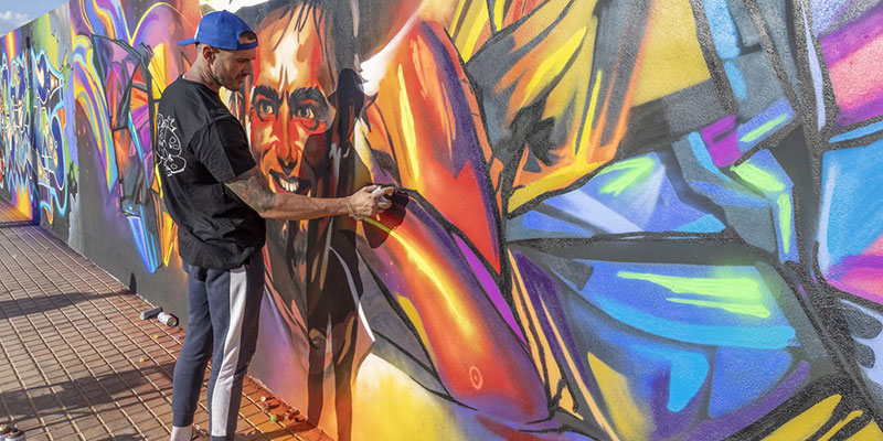 El II Concurso Nacional de Graffiti rindió homenaje a «House TLY»
