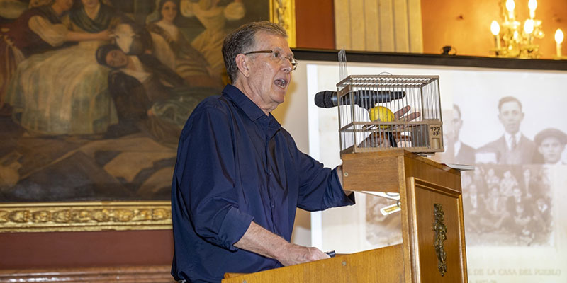 va3385-perito Inaugurada en el casino la exposición pictórica sobre Miguel Hernández y su obra “Perito en lunas”