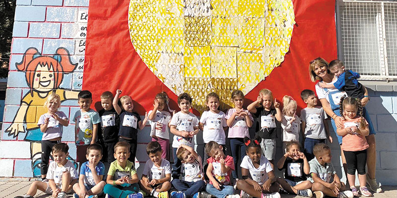 El colegio Cuba celebró su segunda carrera solidaria contra la leucemia