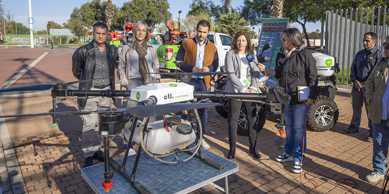 Presentada la nueva flota del servicio integral de prevención y control de plagas