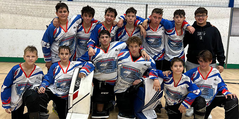 VA3392-HALCONES Los Halcones arrollan a Orcas de Oropesa en la Liga Valenciana de hockey línea