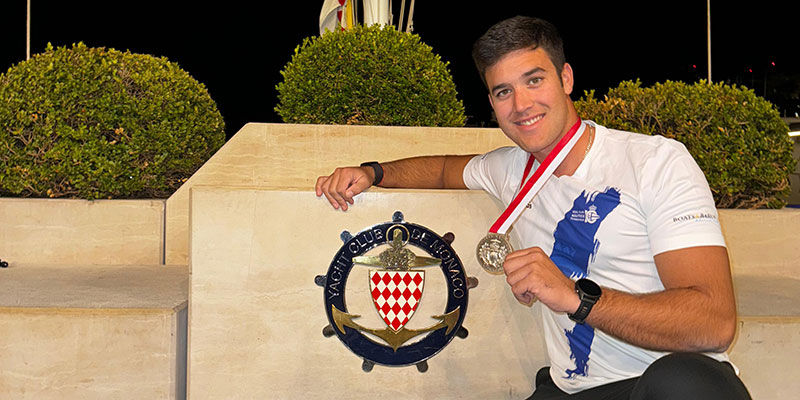 va3392-ANDER-MARTIN Ander Martín, deportista del RCNT, obtiene el segundo puesto en la 19ª edición del Desafío Príncipe Alberto II de Mónaco