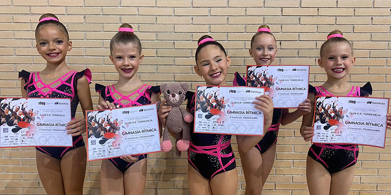 va3392-RITMICA Las prebenjamines del Club Gimnasia Rítmica Torrevieja, cuartas de España