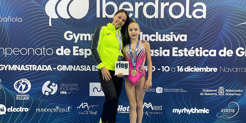 va3393-colino Polina Harkusha, oro en la Copa de España Base