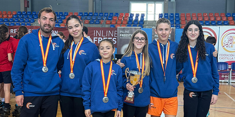 va3393-patinaje La Comunidad Valenciana se consagra subcampeona en el Campeonato de España de Selecciones Autonómicas Sub-14 de Patinaje Inline Freestyle