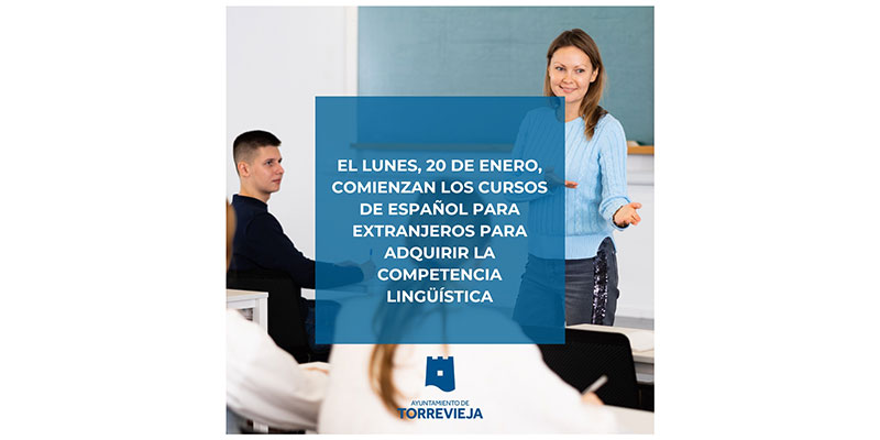 va3396--CURSO-ESPAÑOL El 20 de enero comienzan los cursos de español para extranjeros para adquirir la competencia lingüística