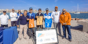 Entrega de premios en la Comunitat Valenciana Olympic Week, con regatistas destacados
