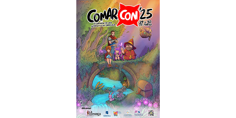 va3406-CARTEL COMARCON '25 Cartel oficial ComarCON'25, XI Jornadas de Ocio Alternativo en Torrevieja