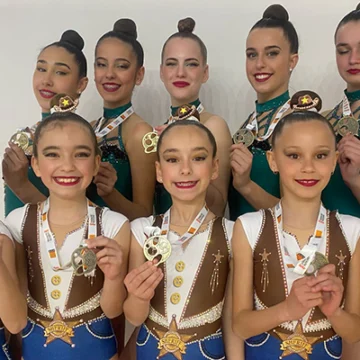 El Club Gimnasia Rítmica Torrevieja sigue brillando en los Jocs Sportius