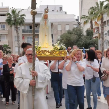 La Parroquia del Sagrado Corazón celebró con fervor en el primer aniversario de la llegada de la Virgen de Fátima 