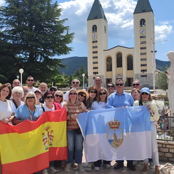 Una expedición local peregrinó a Medjugorje