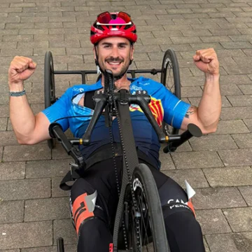 Javier García, tercero de España en MH en el Campeonato de España de Ciclismo Paralímpico en Ruta