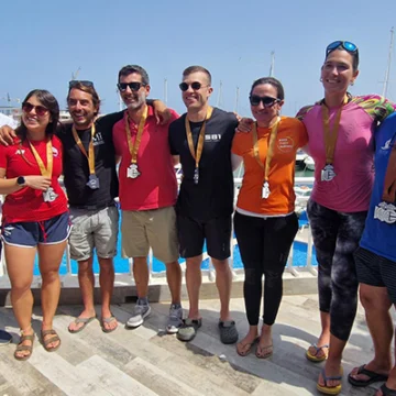 La Regata Flota 74 Snipe vuelve a casa con viento y mucha emoción