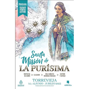 Hoy y mañana tiene lugar la Santa Misión con la imagen de la patrona de la ciudad, la Purísima