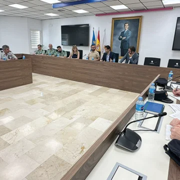 va3418-junta local seguridad Reunión de la Junta Local de Seguridad de Torrevieja celebrada en el Salón de Plenos, con participación de autoridades locales, Guardia Civil, Policía Nacional y Policía Local