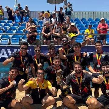 Plata nacional para el sénior masculino del Rayito Salinero en el Máster de La Manga del Mar Menor