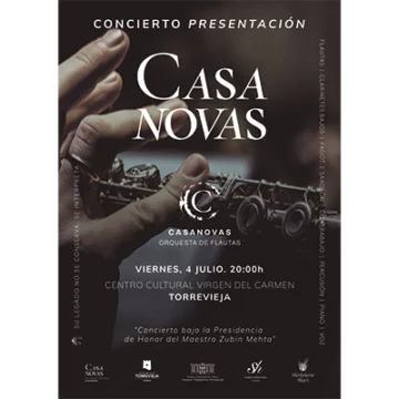 El 4 de julio se presenta en Torrevieja la Orquesta de Flautas Casanovas