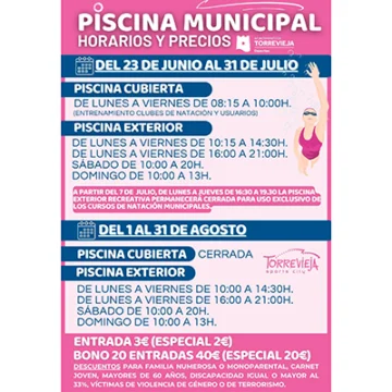 Abierta la piscina exterior del Palacio de Deportes