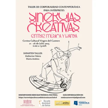 Taller gratuito de corporalidad contemporánea para músicos y bailarines, del 21 al 26 de julio