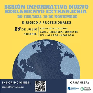 PANGEA organiza una sesión dirigida a profesionales para informarles del nuevo reglamento de Extranjería