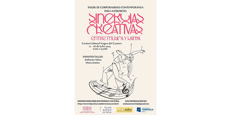 va3422-danza Taller gratuito de corporalidad contemporánea para músicos y bailarines, del 21 al 26 de julio