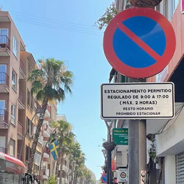 El horario del aparcamiento regulado en la calle Ramón Gallud pasa a ser de 9:00 a 17:00 horas