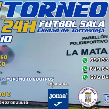 Abiertas las inscripciones del III Torneo 24 horas de Fútbol Sala