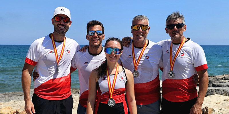 VA3427-CLUB REMO Un oro y dos platas paralos equipos del Club de Remo Torrevieja en el Campeonatode España de Remo de Mar