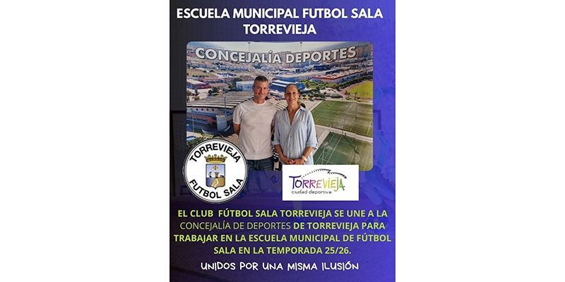 VA3427-fs El Club Fútbol Sala Torrevieja refuerza el proyecto deportivo de las Escuelas Municipales