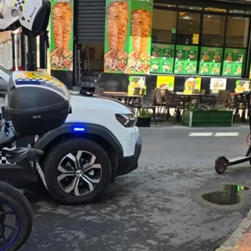Controles de vehículos de movilidad personal (patinetes) en el centro y Avda. de la Purísima