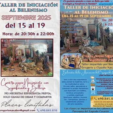 La Asociación del Sagrado Corazón de Jesús pone en marcha un taller de iniciación al belenismo