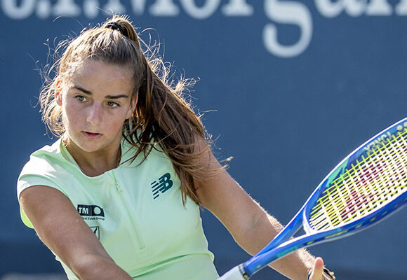 VA3429-CHARO-ESQUIVA Charo Esquiva alcanza los cuartos de final del US Open Junior