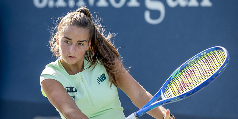 VA3429-CHARO-ESQUIVA Charo Esquiva alcanza los cuartos de final del US Open Junior