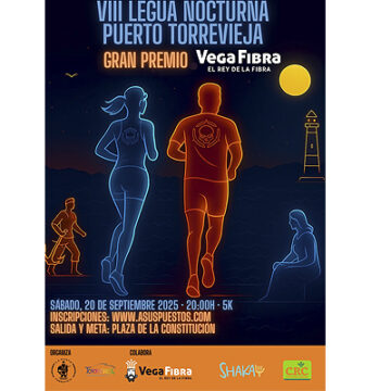 Abiertas las inscripciones de la VIII Legua Nocturna Puerto Torrevieja