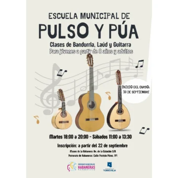Abierto el plazo de la Escuela Municipal de Pulso y Púa para el curso 2025/2026