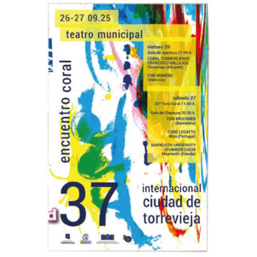 El Encuentro Coral “Ciudad de Torrevieja” reúne a coros de Irlanda, Portugal, Valencia y Barcelona