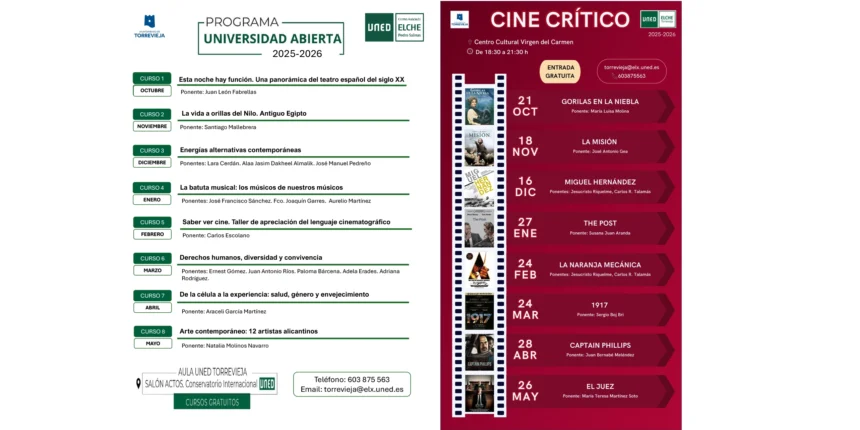 La UNED Torrevieja inicia el año académico