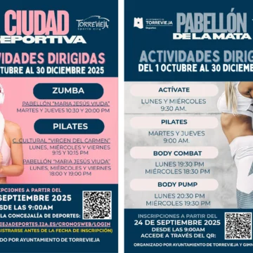 Abierto el plazo de las actividades dirigidas municipales 