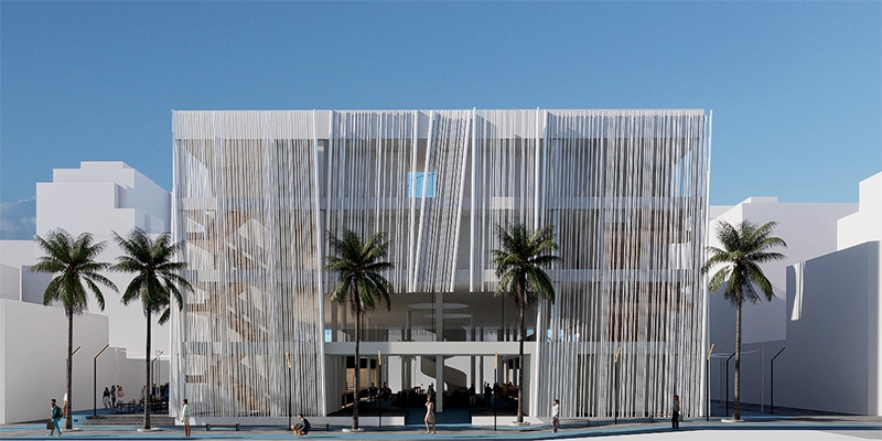 va3432-FACHADA LA PLASA 3 A licitación la concesión del nuevo mercado de “La Plasa”