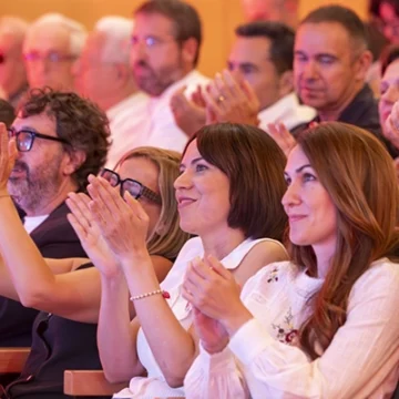Diana Morant, secretaria general del PSPV-PSOE y ministra de Ciencia y Universidades, inauguró el curso político en Torrevieja