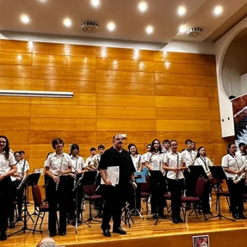 Intercambio musical entre la banda de Rojales y Los Salerosos de Torrevieja