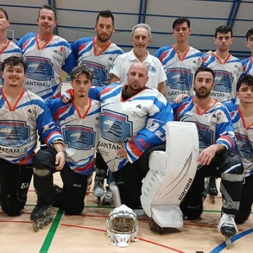 Los Halcones vuelan alto en la Liga Valenciana de hockey línea 