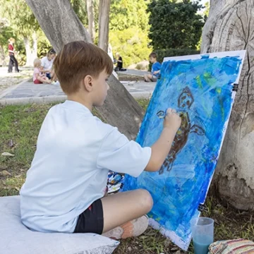 Setenta niños y jóvenes se dieron cita en el XXVII Concurso de Pintura Rápida