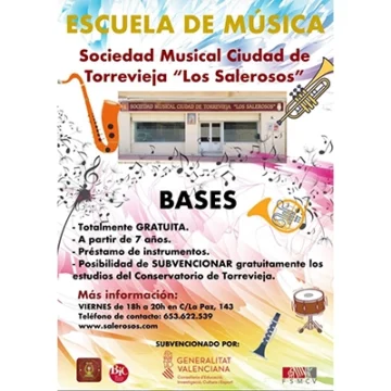 va3433-salerosos Comienza la Escuela de Música de “Los Salerosos”