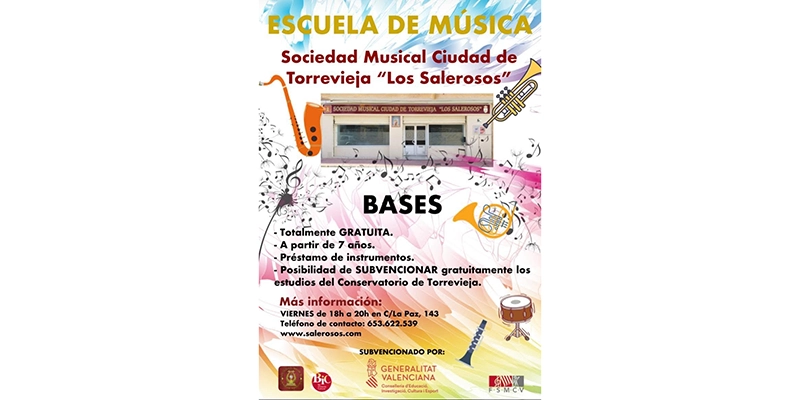 va3433-salerosos Comienza la Escuela de Música de “Los Salerosos”