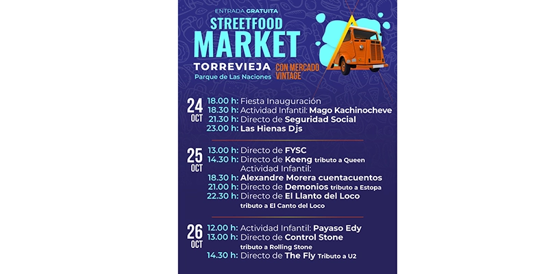 va3435-street El Street Food Marketse celebra del 24 al 26 de octubre en el Parque de las Naciones