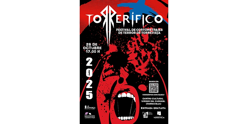 va3436-CARTEL TORRERÍFICO 2025 Catorce cortos optan al festival de cine de terror “Torrerífico”