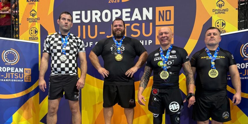 El Club de Lucha Mano a Mano triunfa en el Europeo IBJJF No-Gi 2025