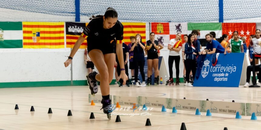 Torrevieja acogió el Campeonato de España de selecciones autonómicas sub-15 de patinaje Inline Freestyle